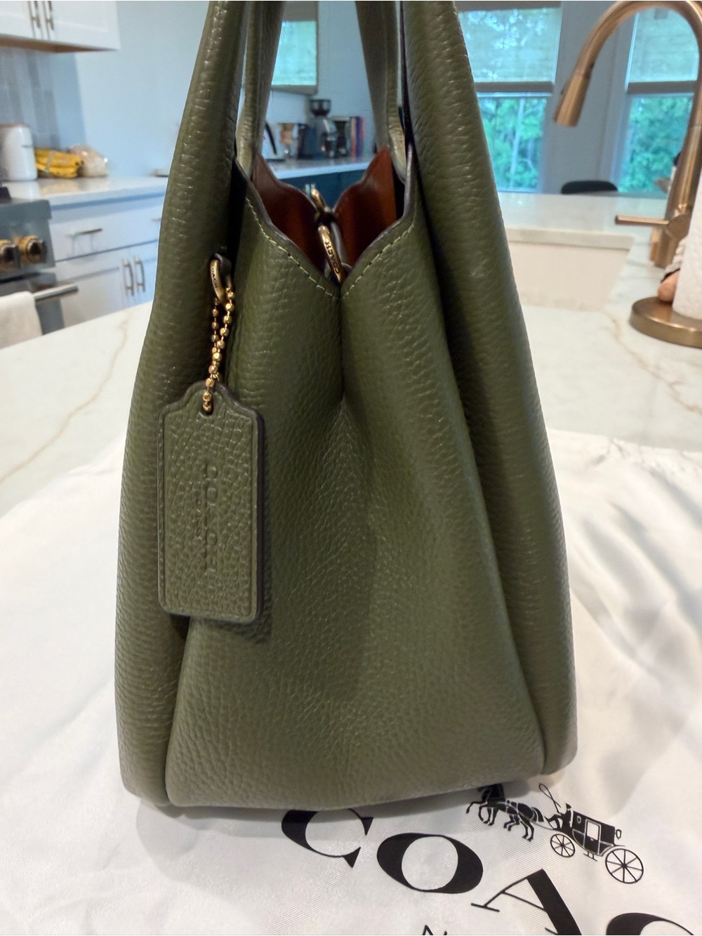 Coach Lana Muted Olive Lana 23 - Picture 2 of 10